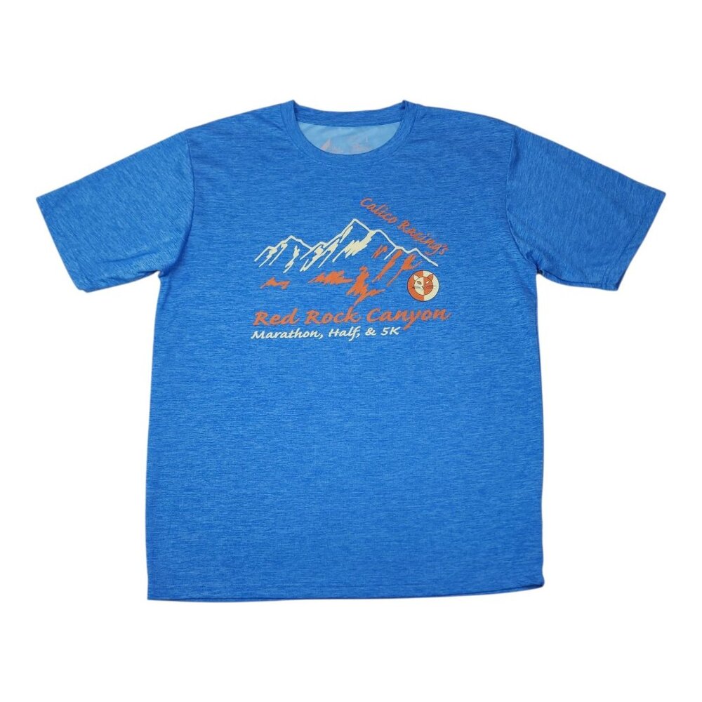 Leslie Jordan Red Rock Canyon T-Shirt Size Large Blue